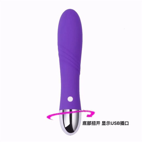 VIBRADOR RECARGABLE VIOLETA - Imagen 3