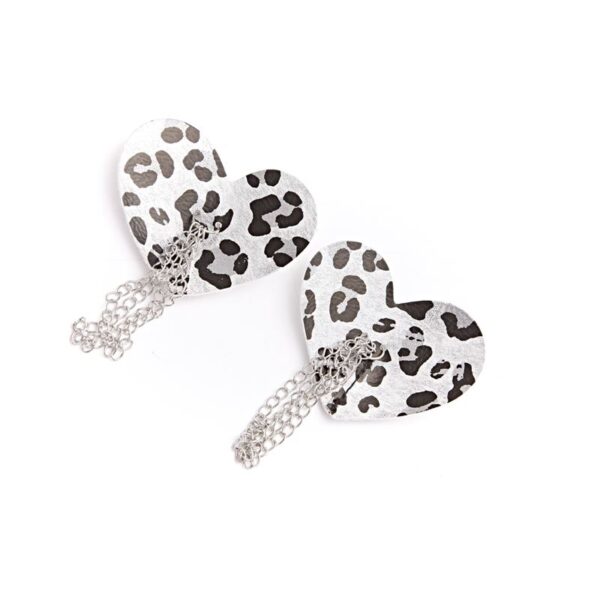 SET BDSM ANIMAL PRINT PLATEADO - Imagen 3