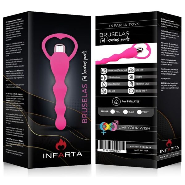 Vibrador Anal Inexpulsable Bruselas (pilas incluidas) - Imagen 5