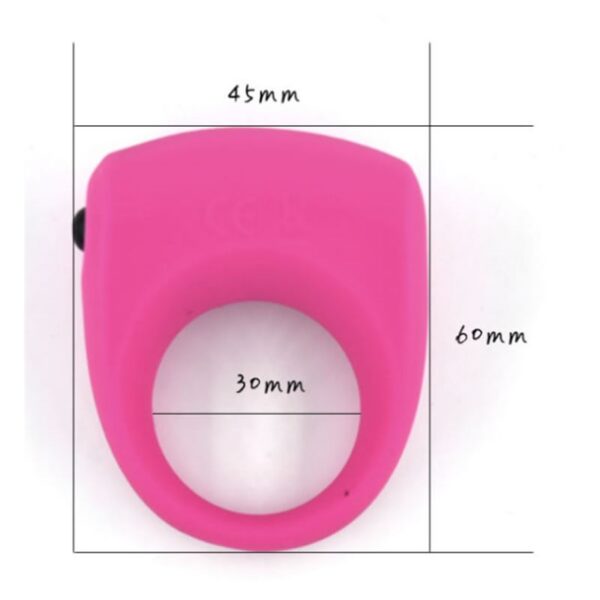 Anillo Vibrador Varsovia Color Rosa (pilas incluidas) - Imagen 4