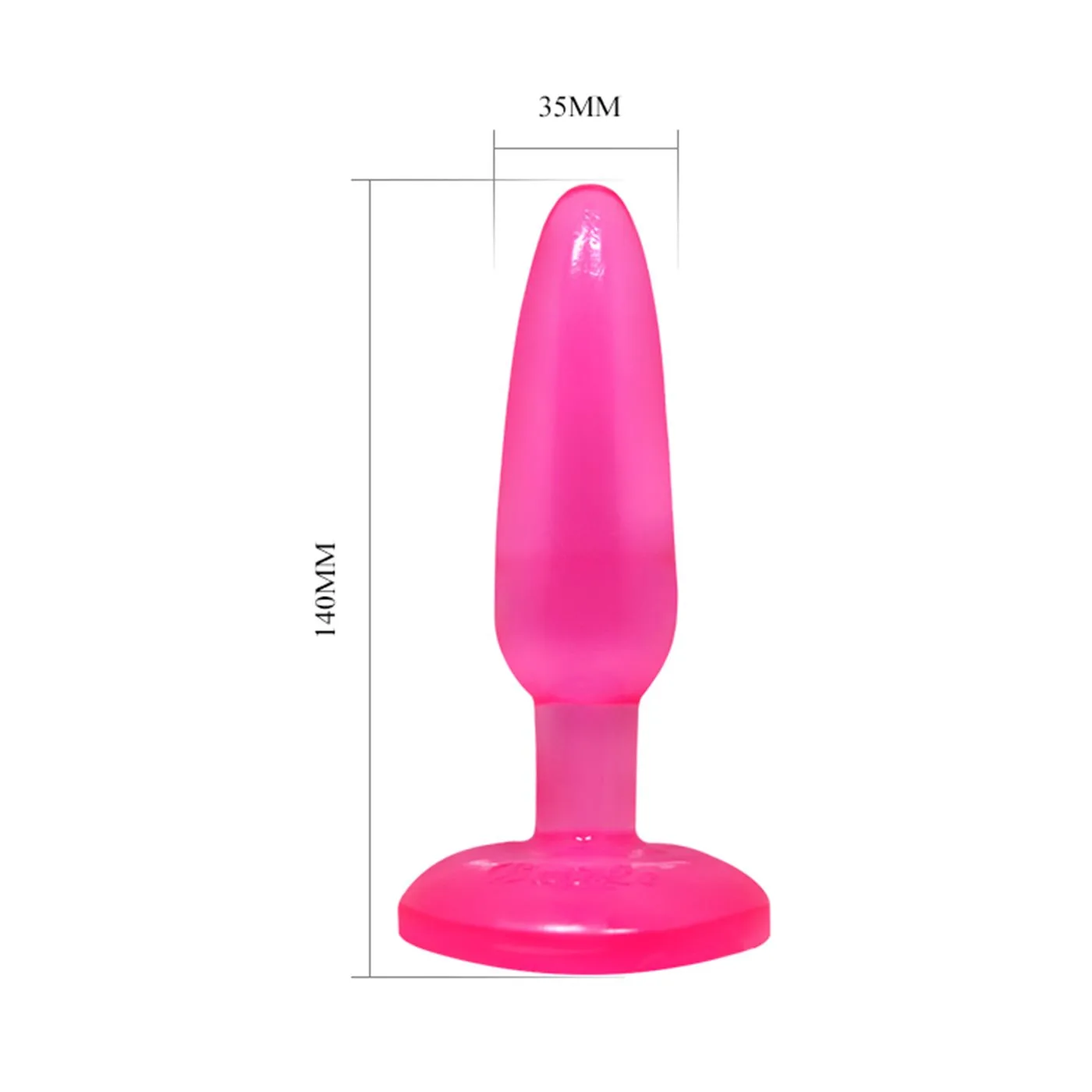Consolador Plug Anal Sopapa 14Cmx3,5Cm - Imagen 2