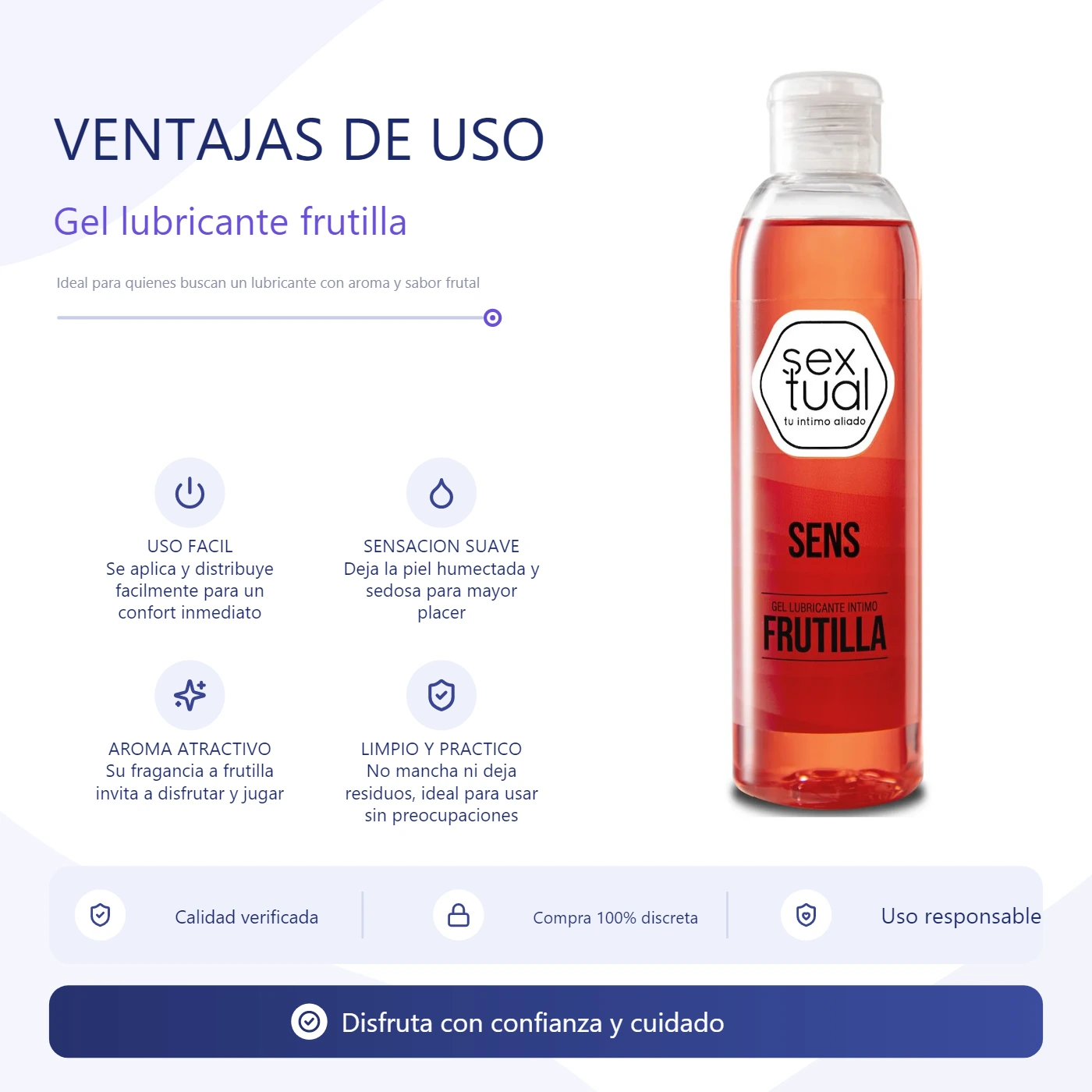 Gel Lubricante Intimo Frutilla 200Ml - Imagen 5